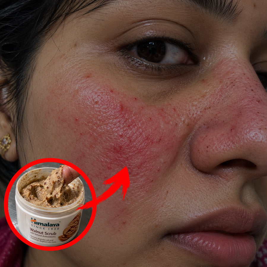 Harsh exfoliating scrub